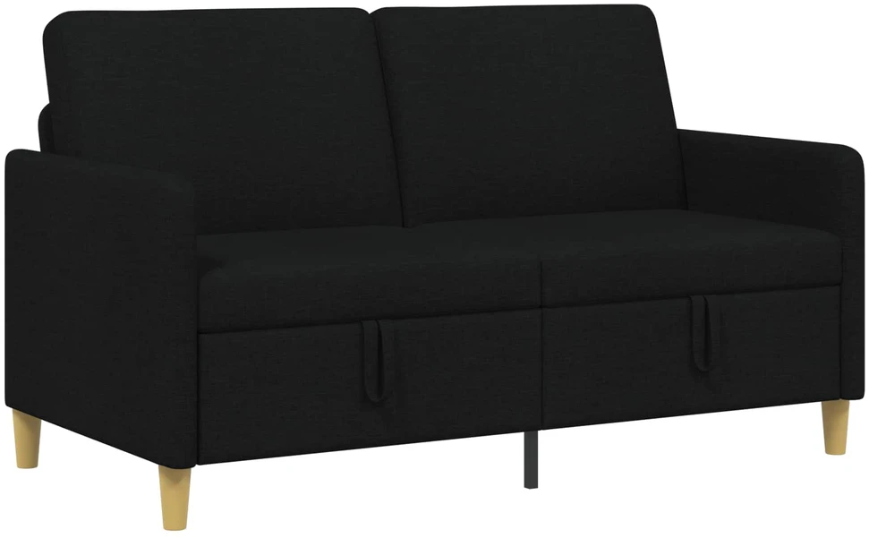 Sofa su saugojimo vieta Juoda 152 x 78 x 87 cm Poliesteris