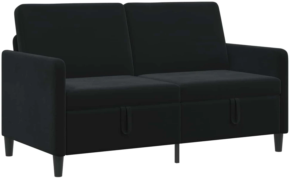 Sofa su saugojimo vieta Juoda 152 x 78 x 87 cm Poliesteris