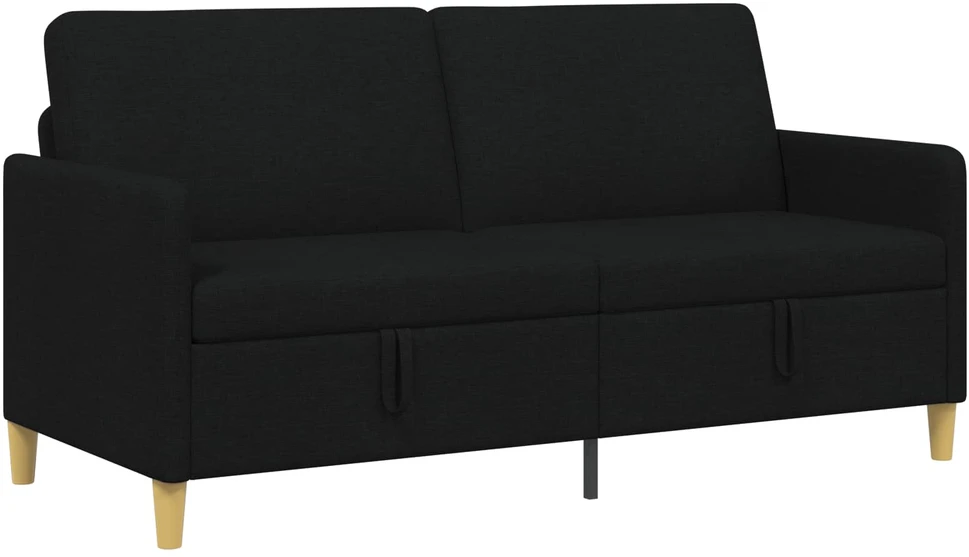 Sofa su saugojimo vieta Juoda 172 x 78 x 87 cm Poliesteris