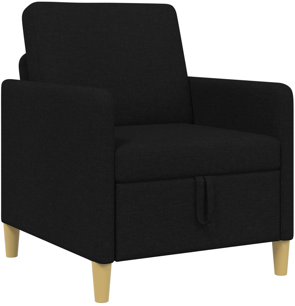 Sofa su saugojimo vieta Juoda 72 x 78 x 87 cm Poliesteris