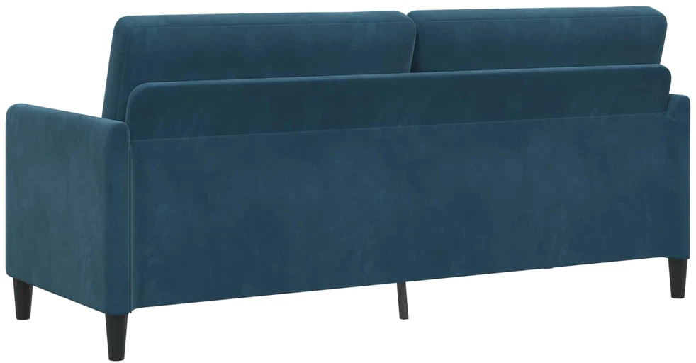 Sofa su saugojimo vieta Mėlyna 192 x 78 x 87 cm Poliesteris