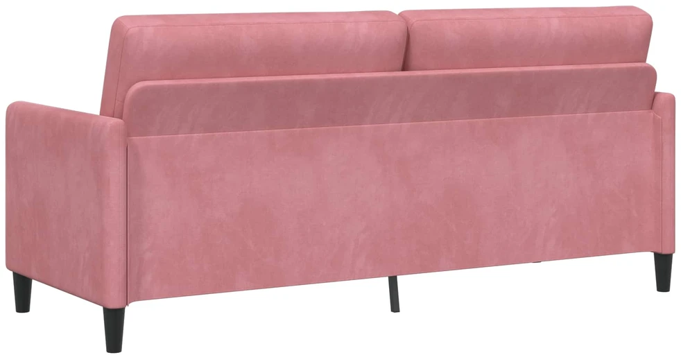 Sofa su saugojimo vieta Rožinė 192 x 78 x 87 cm Poliesteris