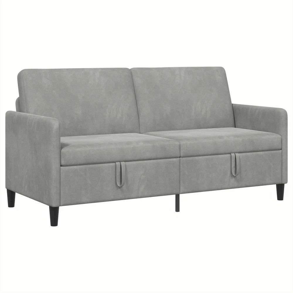 Sofa su saugojimo vieta Šviesiai pilka 172 x 78 x 87 cm