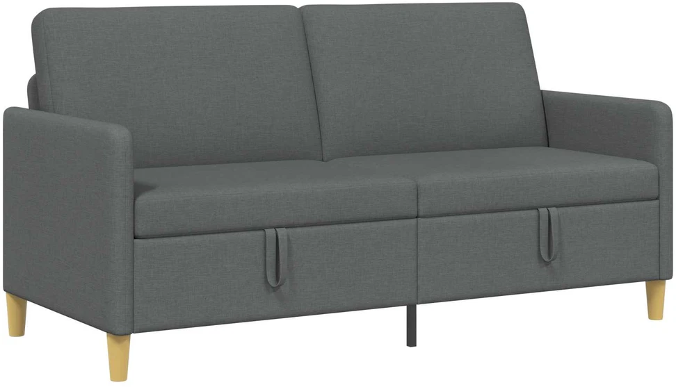 Sofa su saugojimo vieta Tamsiai pilka 172 x 78 x 87 cm