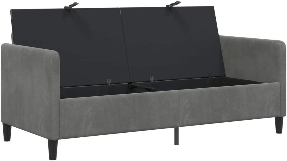 Sofa su saugojimo vieta Tamsiai pilka 172 x 78 x 87 cm