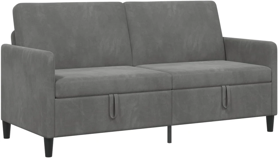 Sofa su saugojimo vieta Tamsiai pilka 172 x 78 x 87 cm