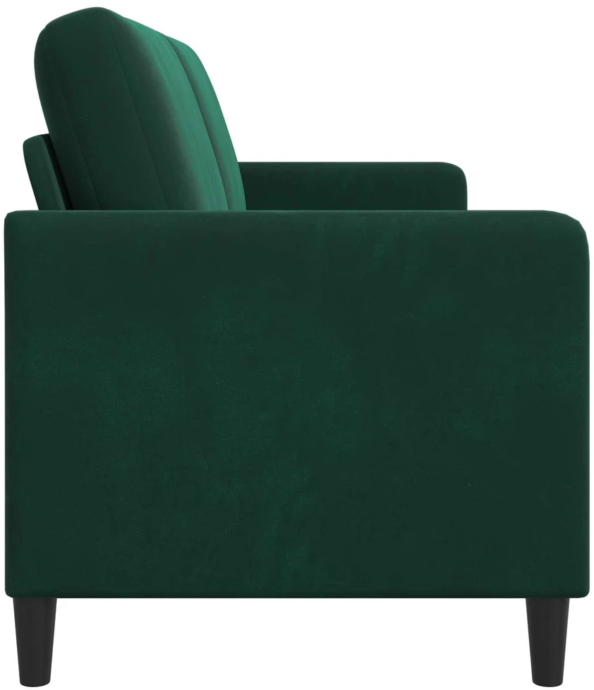 Sofa su saugojimo vieta Tamsiai žalia 192 x 78 x 87 cm