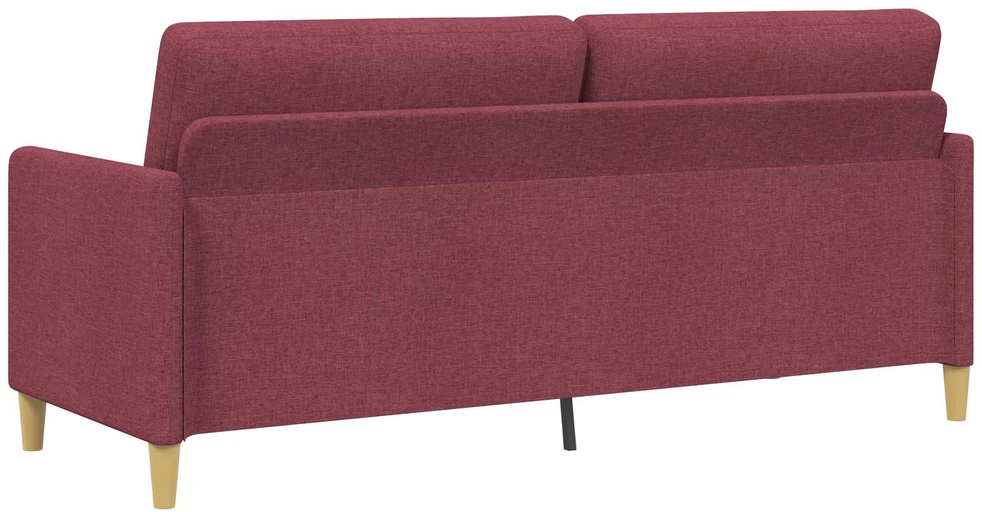 Sofa su saugojimo vieta Vyno raudona 192 x 78 x 87 cm