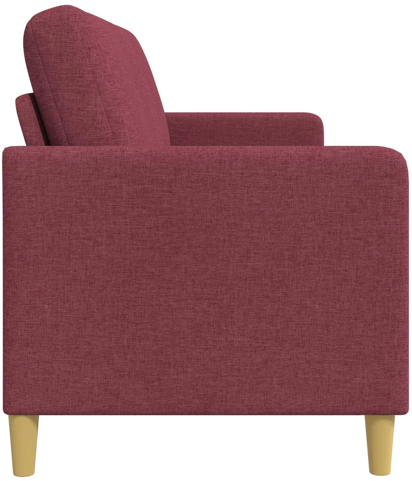 Sofa su saugojimo vieta Vyno raudona 192 x 78 x 87 cm