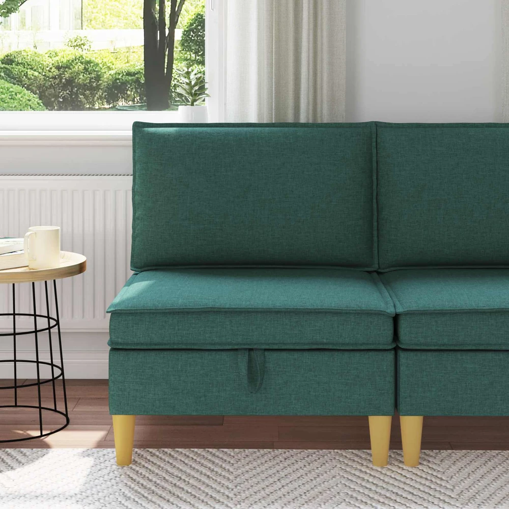 Sofa su saugojimu Audinys