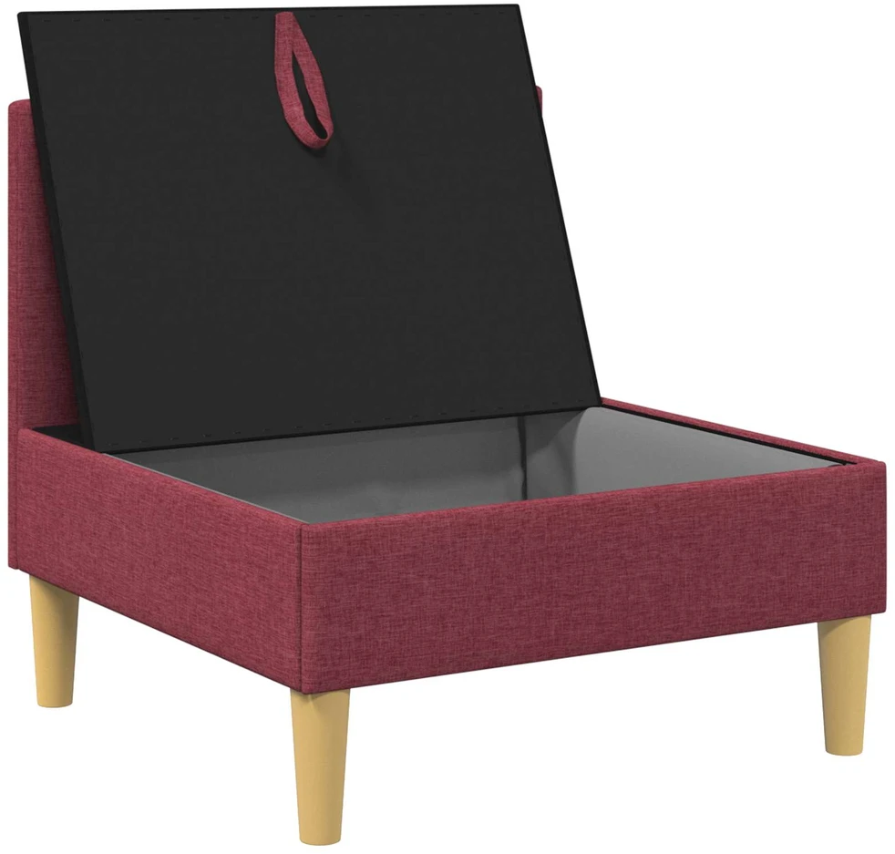 Sofa su saugojimu Audinys