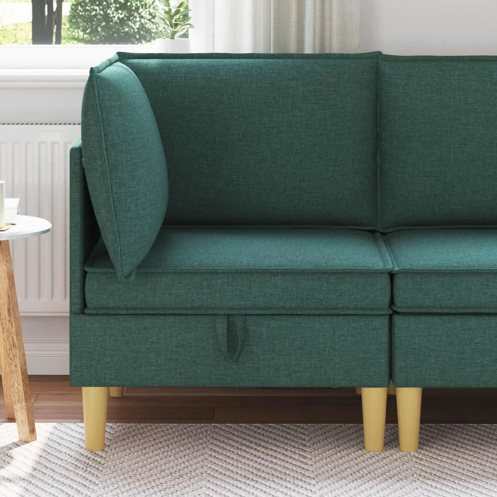 Sofa su saugojimu Audinys