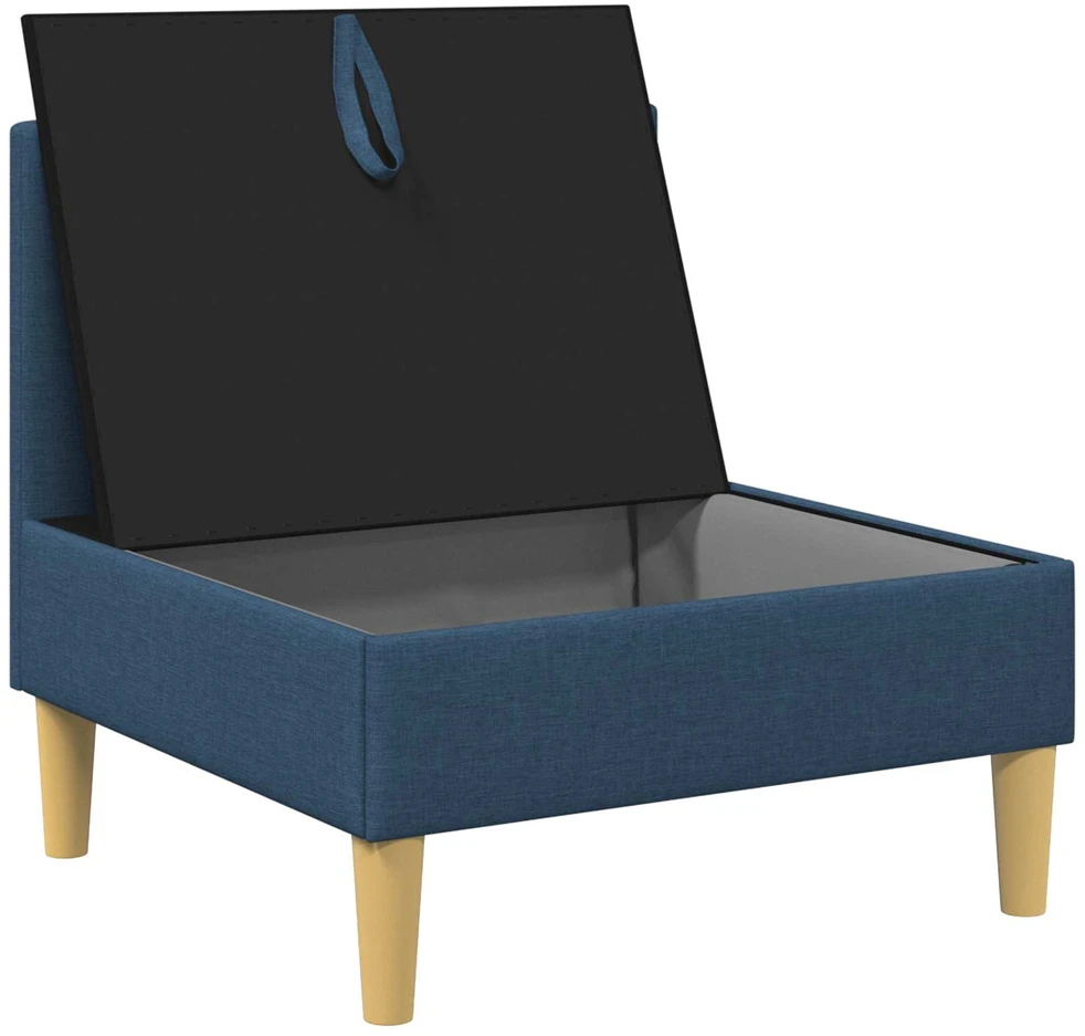 Sofa su saugojimu Audinys