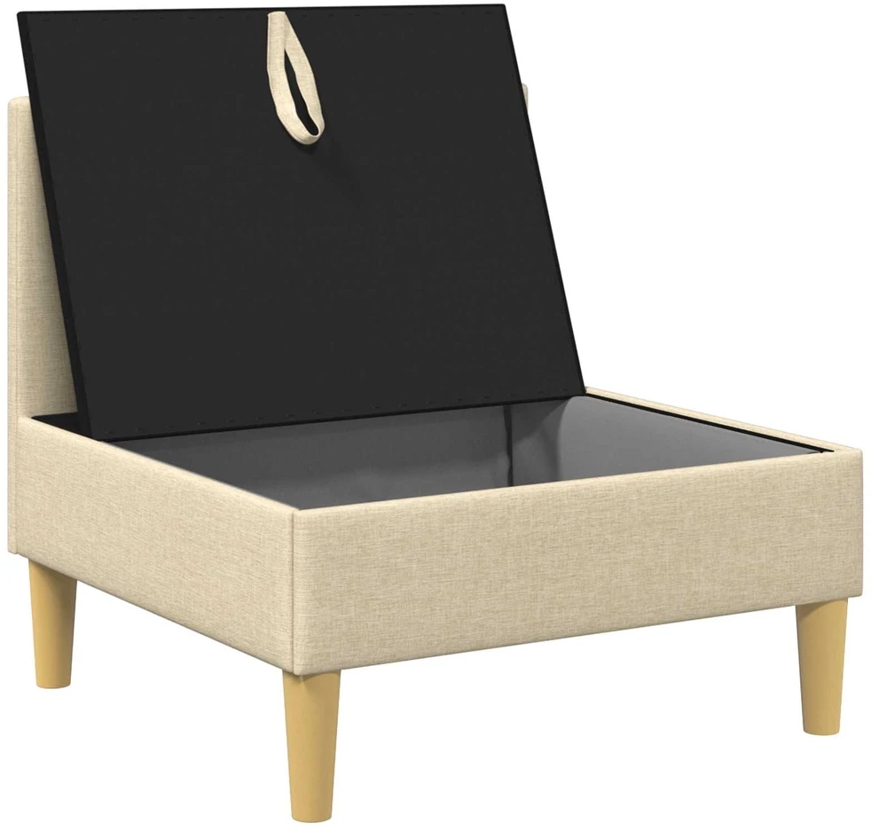 Sofa su saugojimu Audinys