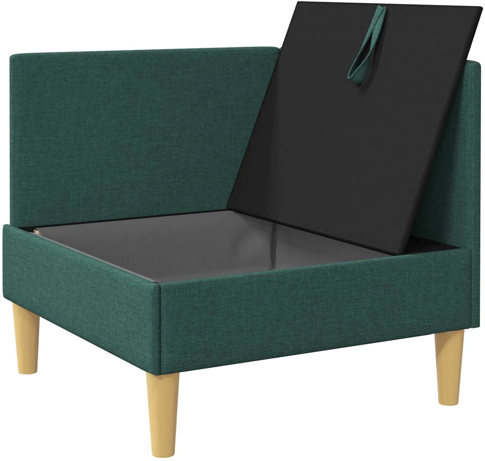 Sofa su saugojimu Audinys