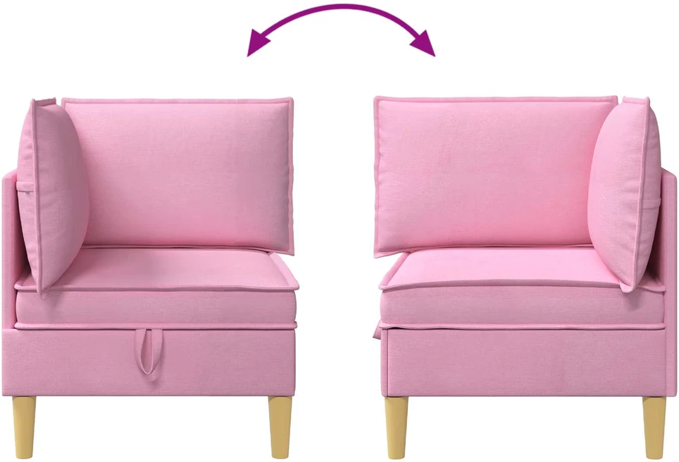 Sofa su saugojimu Audinys