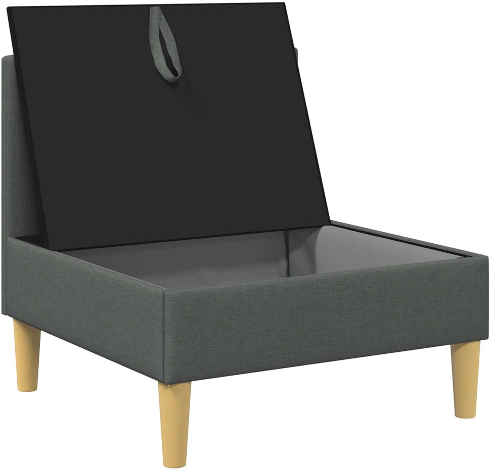 Sofa su saugojimu Audinys