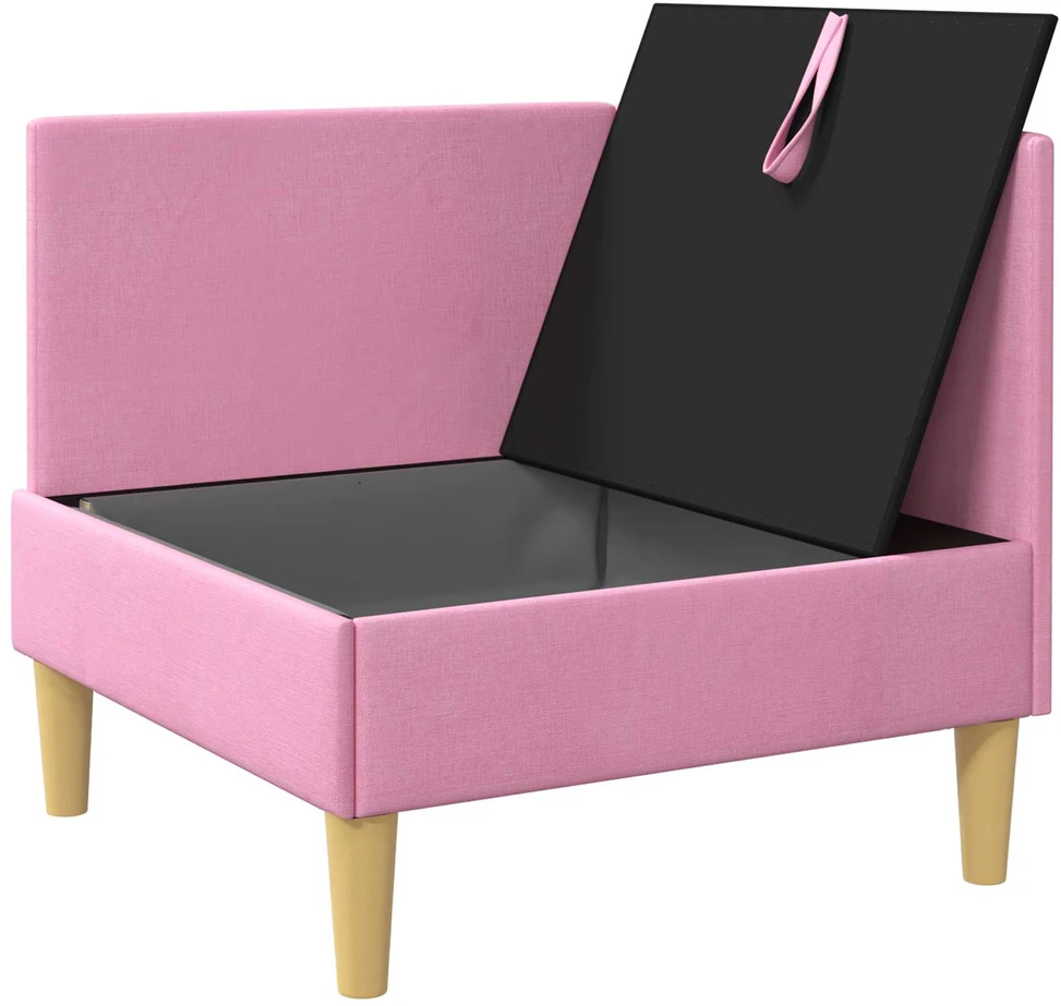 Sofa su saugojimu Audinys