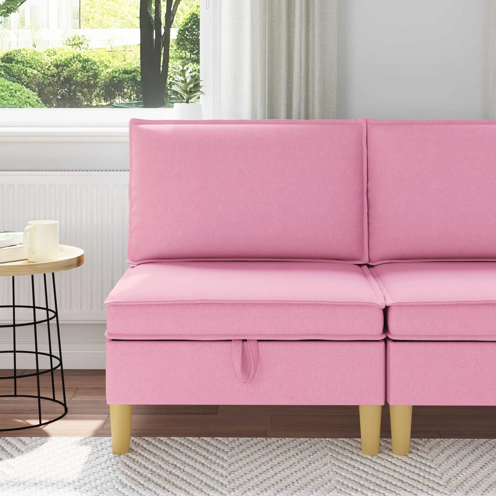 Sofa su saugojimu Audinys