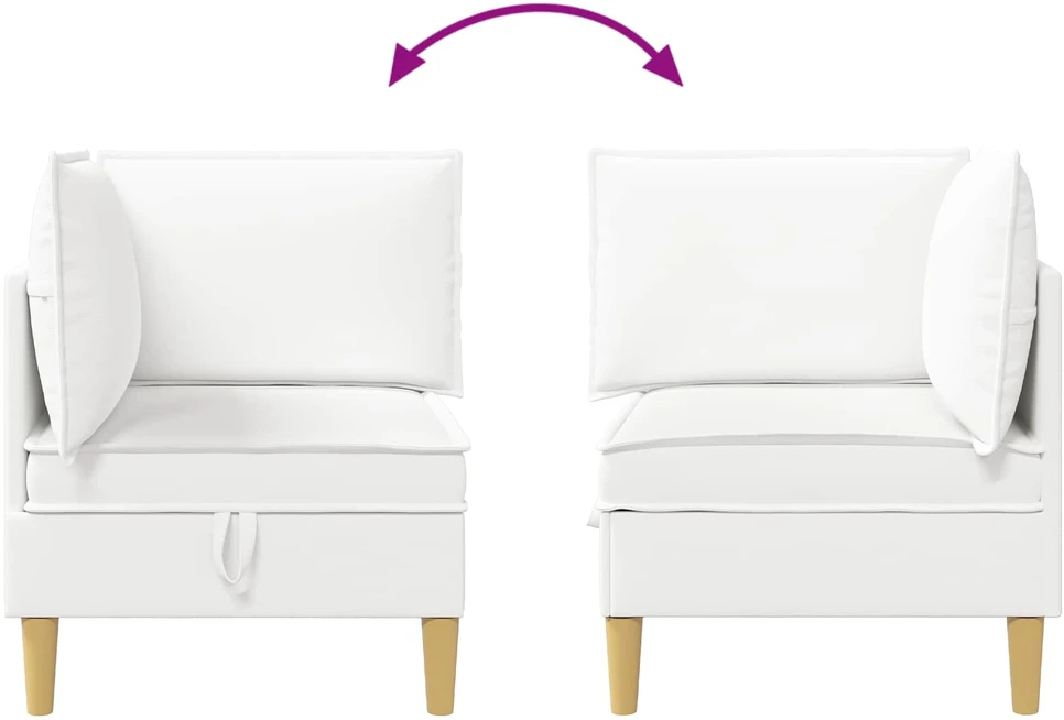 Sofa su saugojimu Audinys