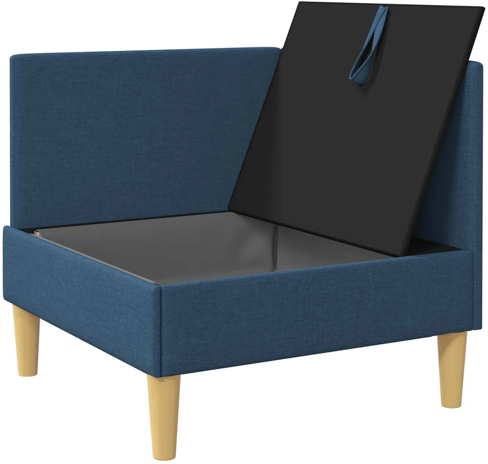 Sofa su saugojimu Audinys
