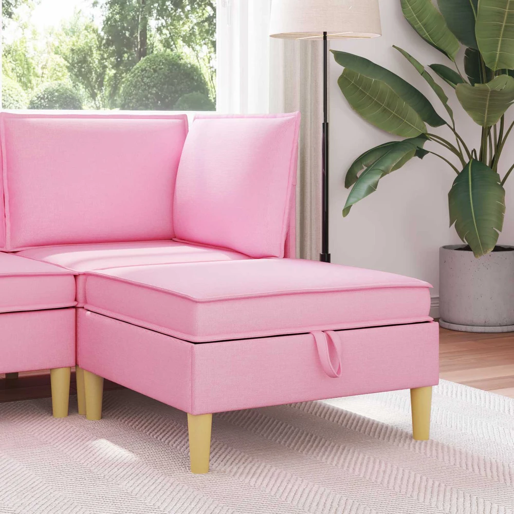 Sofa su saugojimu Audinys