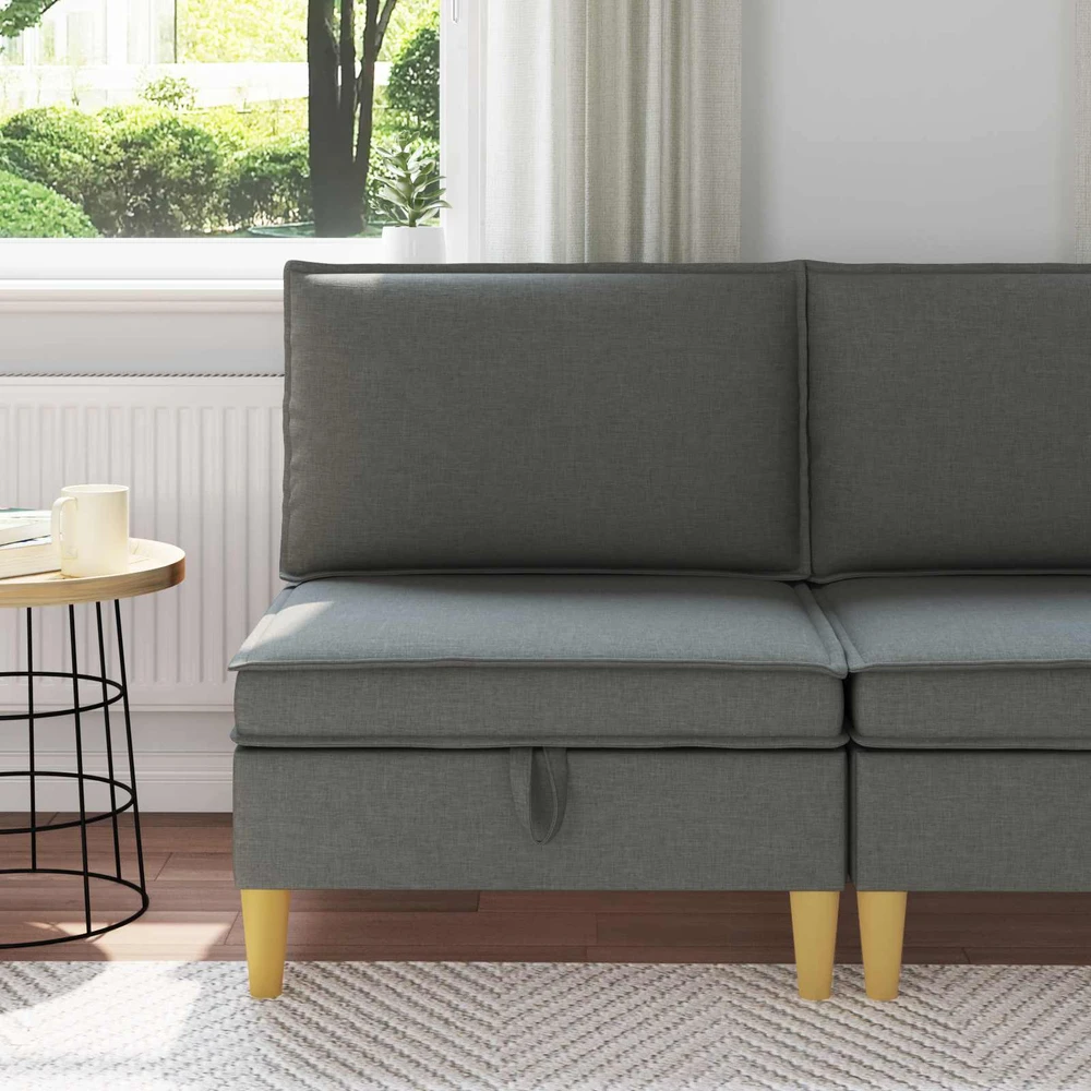 Sofa su saugojimu Audinys