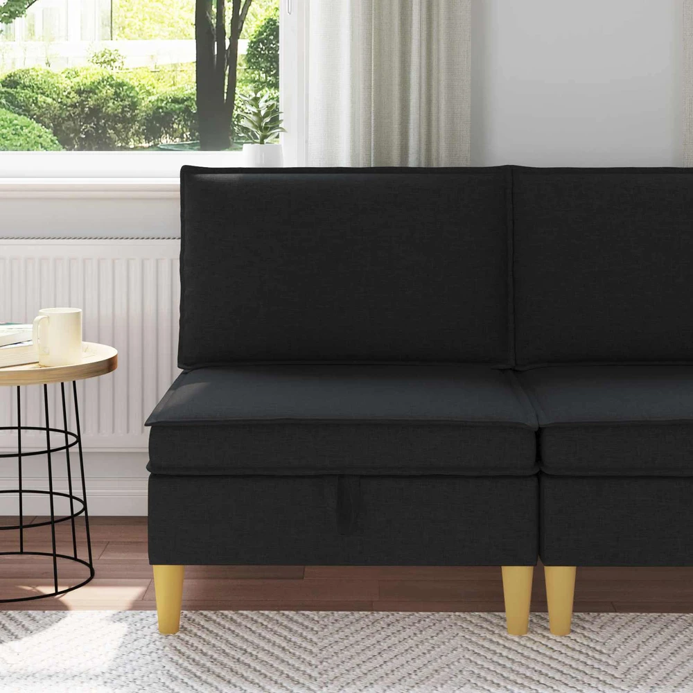 Sofa su saugojimu Audinys