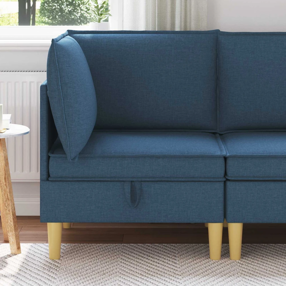 Sofa su saugojimu Audinys