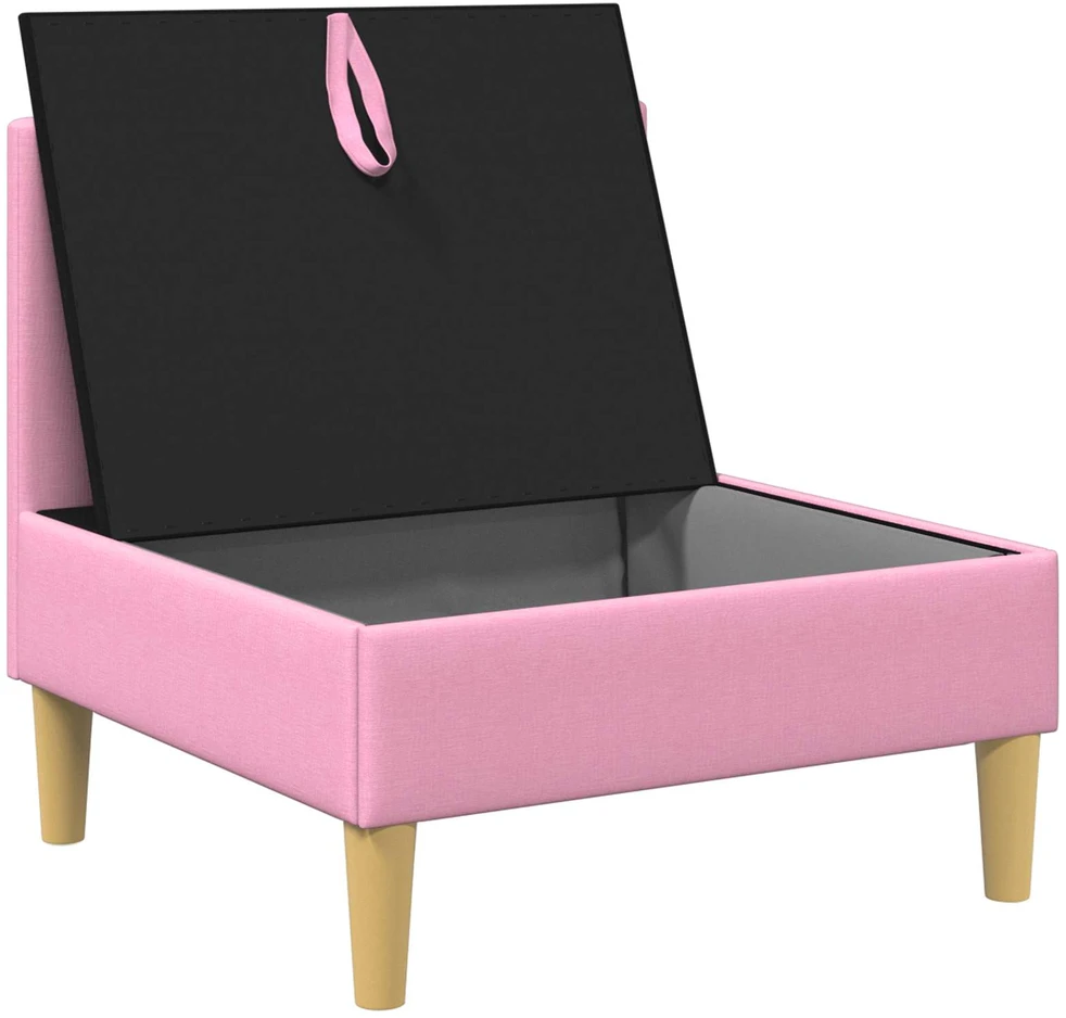 Sofa su saugojimu Audinys