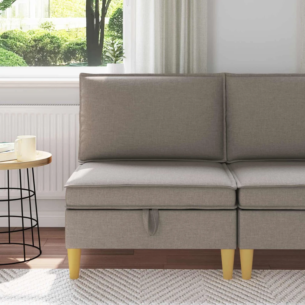 Sofa su saugojimu Audinys