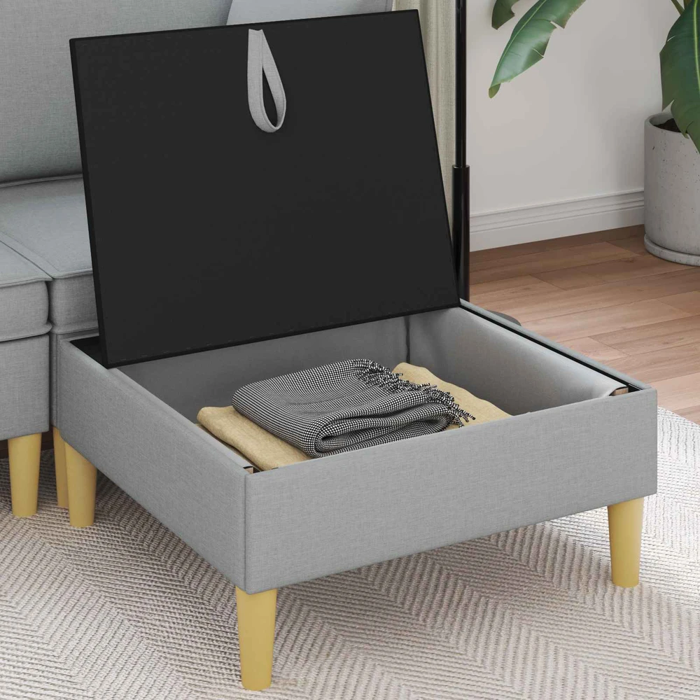 Sofa su saugojimu Audinys