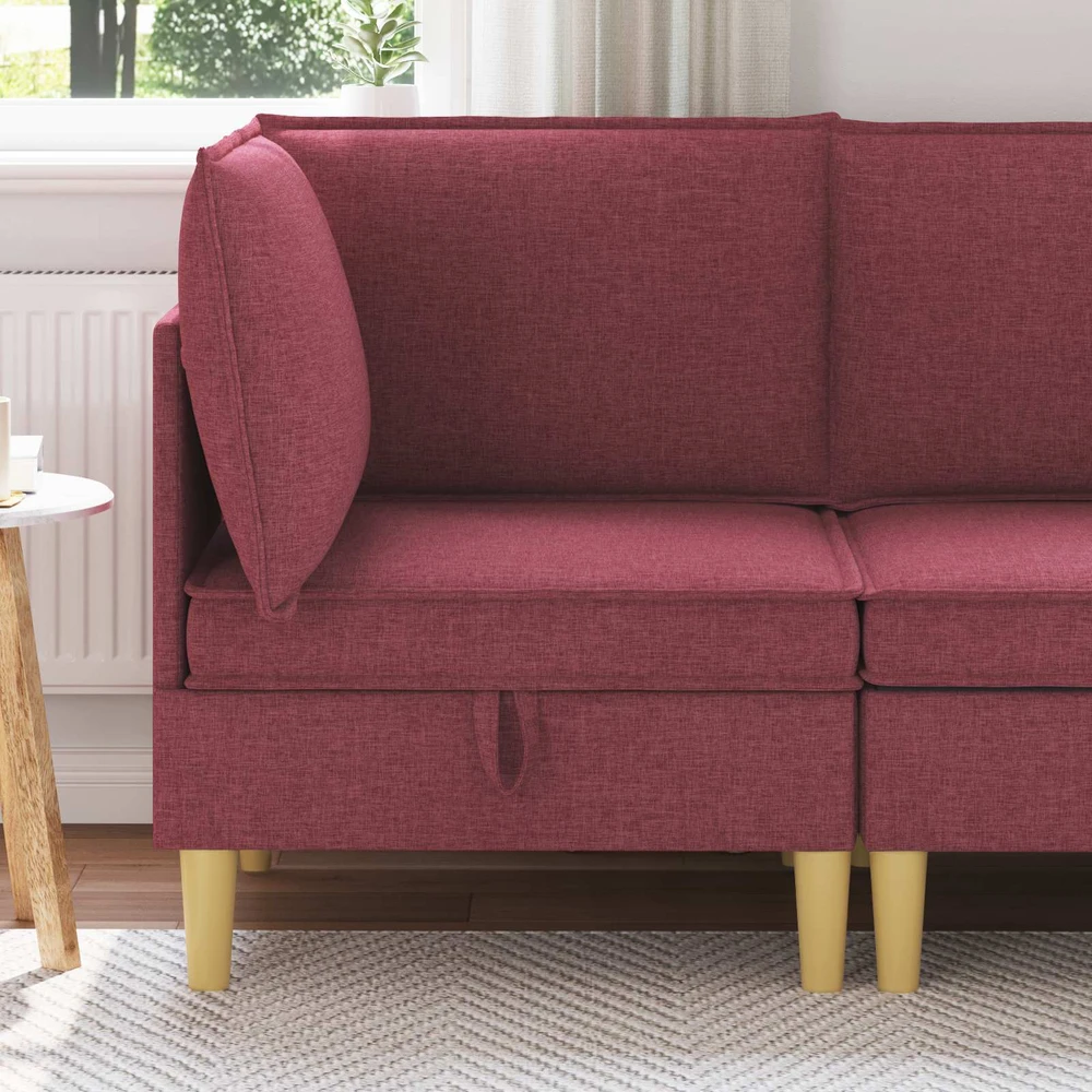 Sofa su saugojimu Audinys