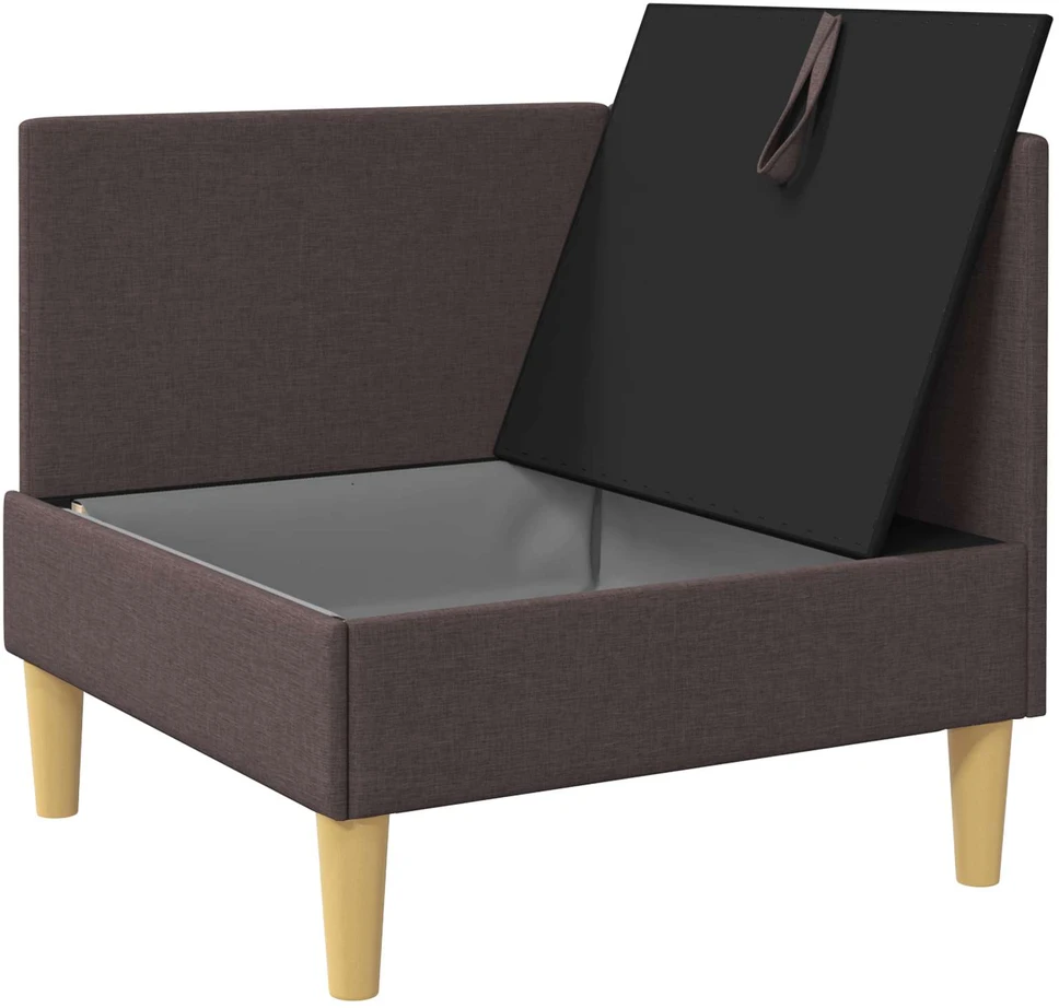 Sofa su saugojimu Audinys