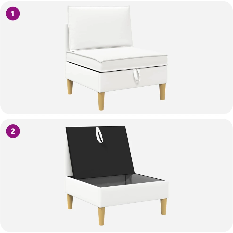 Sofa su saugojimu Audinys