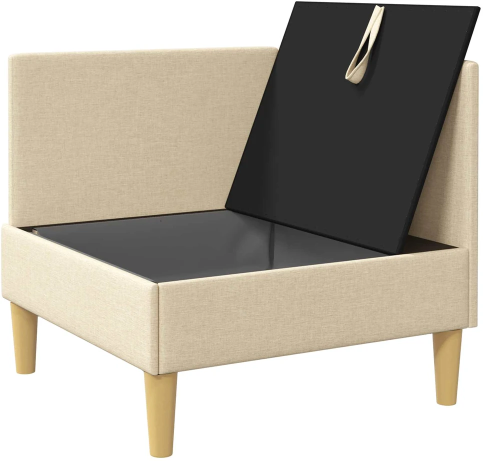 Sofa su saugojimu Audinys