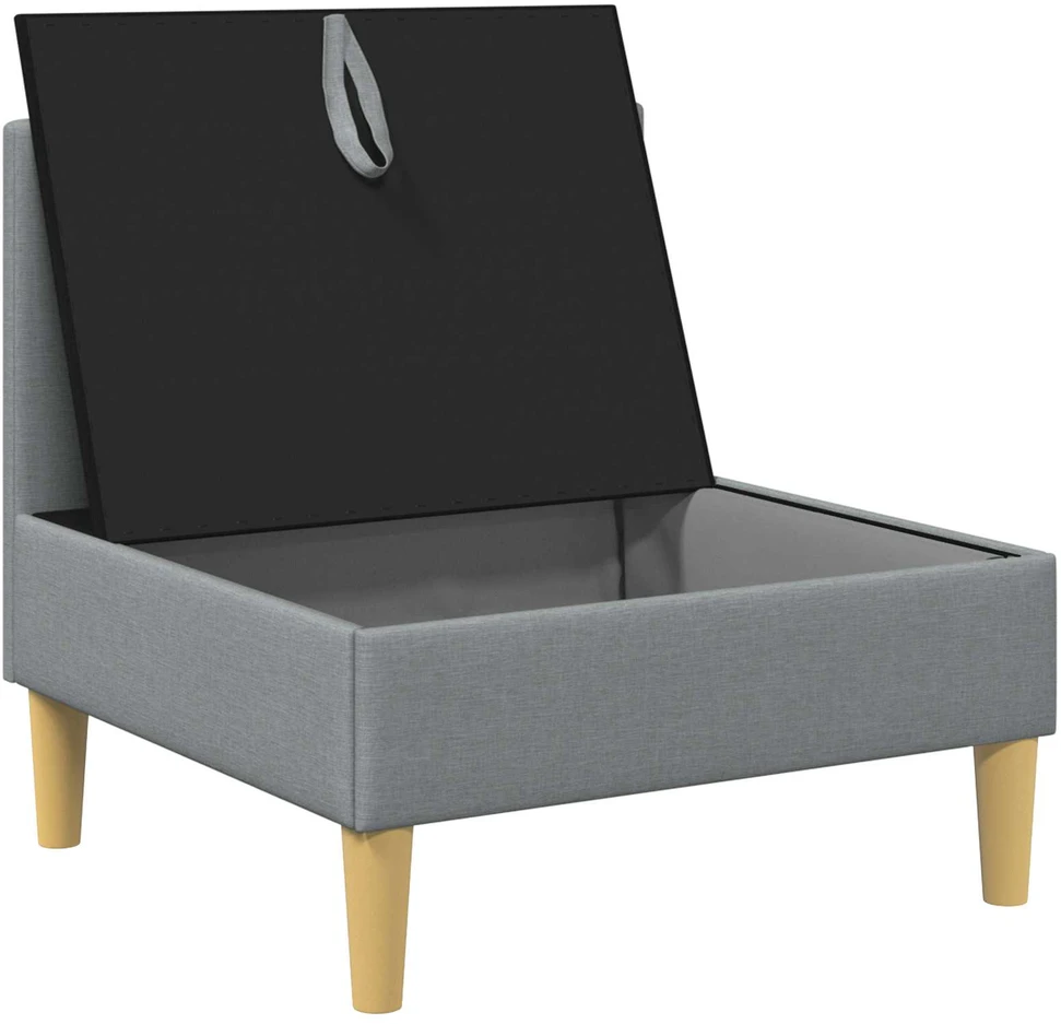 Sofa su saugojimu Audinys