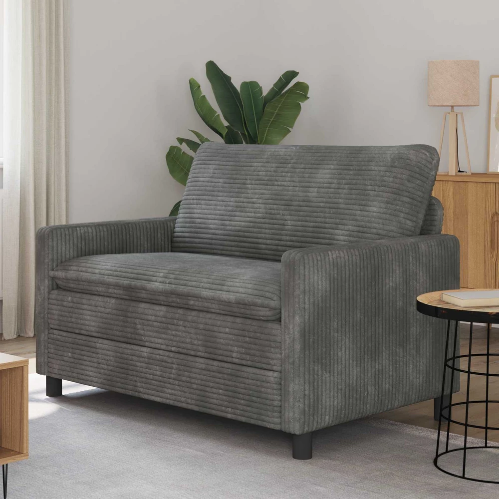 Sofa Šviesiai pilka 126 x 81 x 87,5 cm Poliesteris