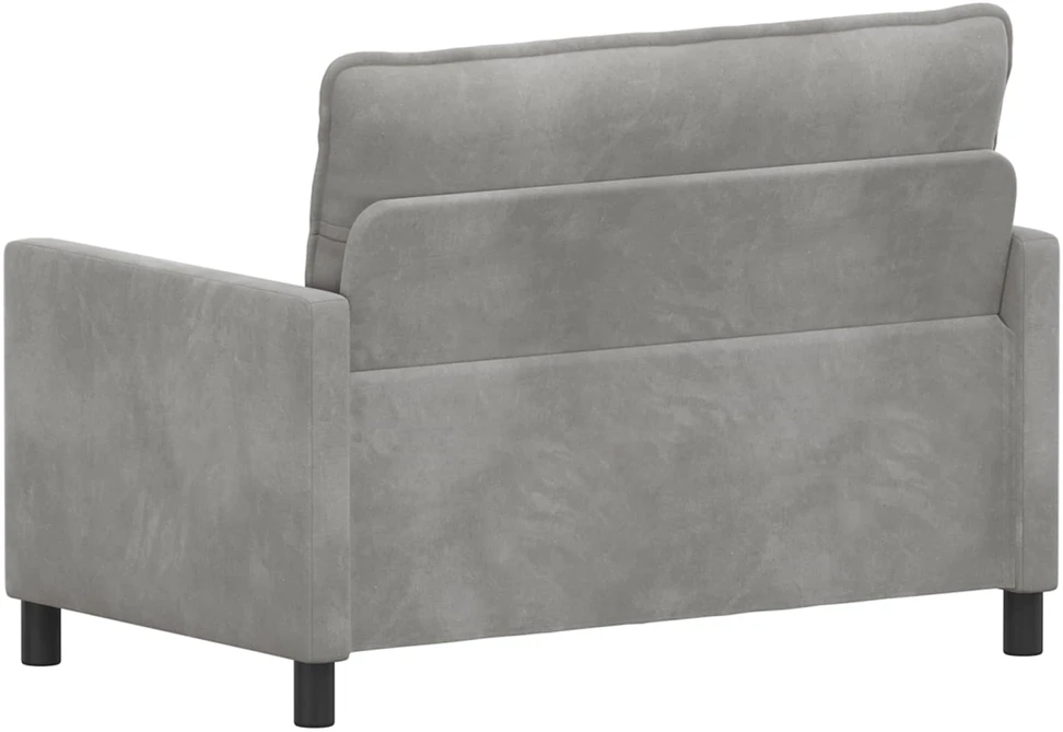 Sofa Šviesiai pilka 126 x 81 x 87,5 cm Aksomas