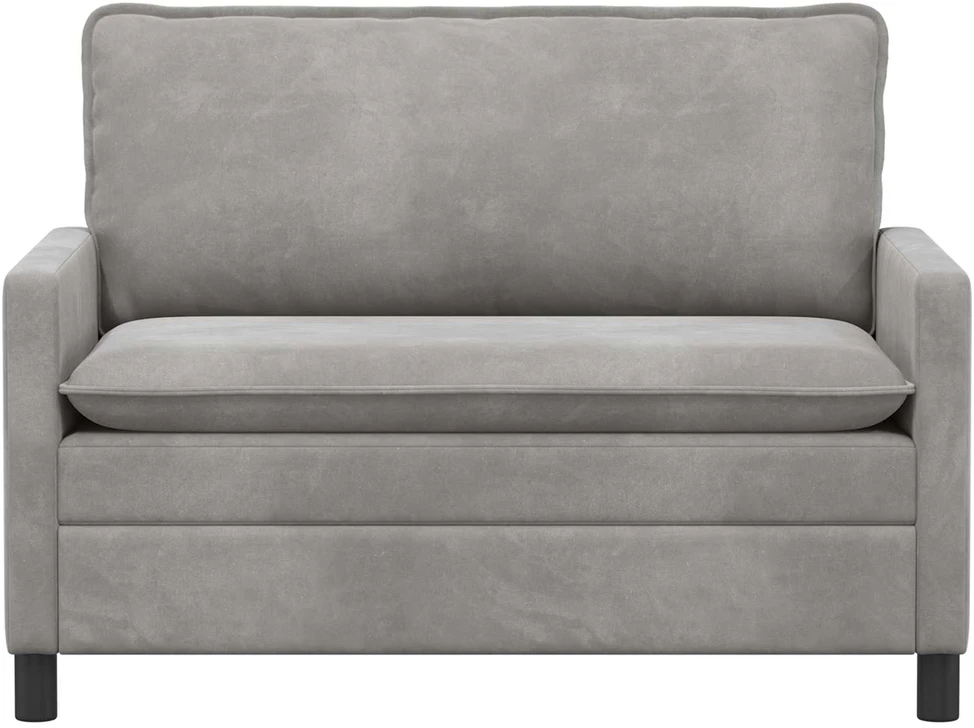 Sofa Šviesiai pilka 126 x 81 x 87,5 cm Aksomas
