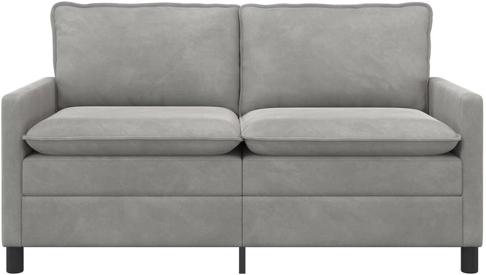 Sofa Šviesiai pilka 156 x 81 x 87,5 cm Aksomas