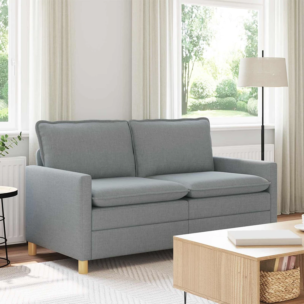 Sofa Šviesiai pilka 156 x 81 x 87,5 cm Audinys