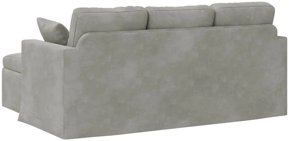 Sofa Šviesiai pilka 178 x 134 x 80 cm Aksomas