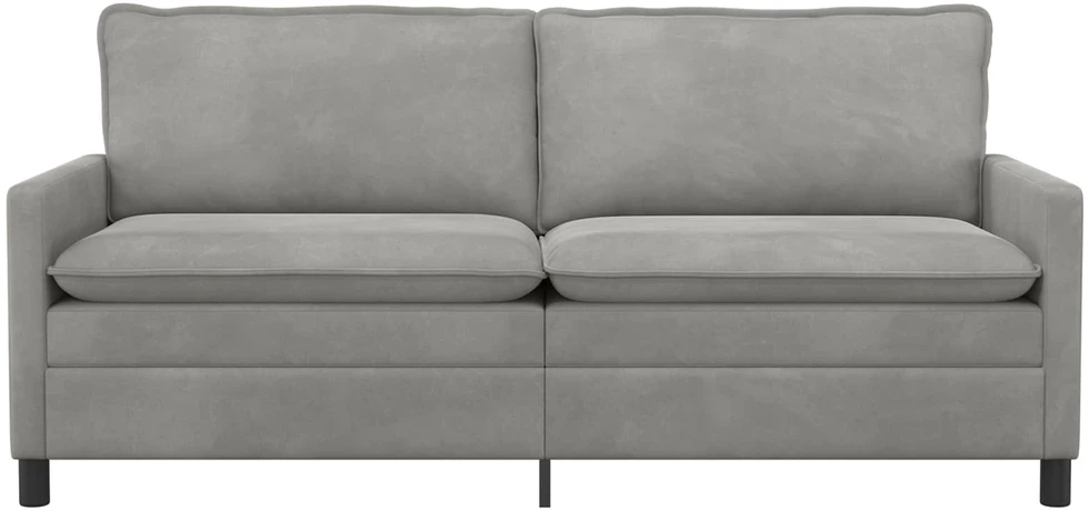 Sofa Šviesiai pilka 196 x 81 x 87,5 cm Aksomas
