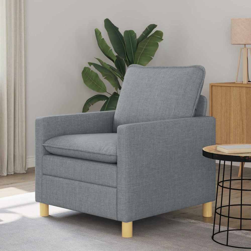 Sofa Šviesiai pilka 76 x 81 x 87,5 cm Audinys