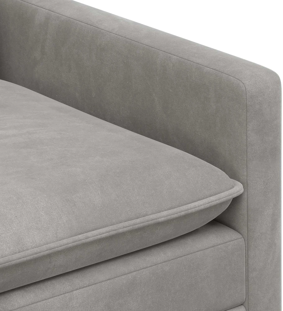 Sofa Šviesiai pilka 76 x 81 x 87,5 cm Aksomas