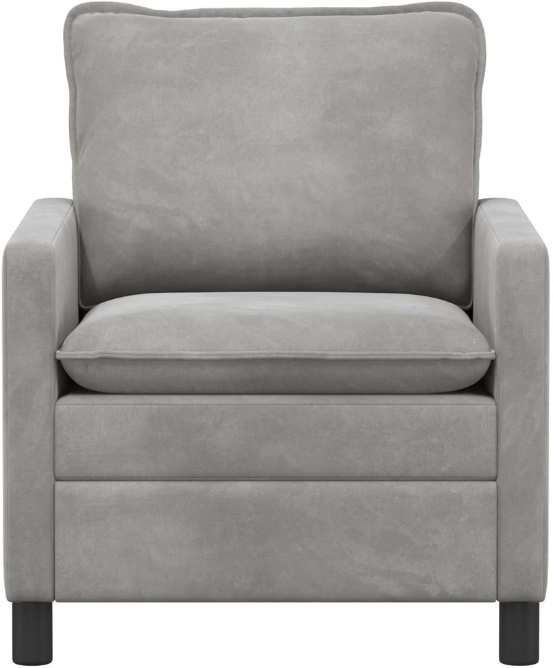 Sofa Šviesiai pilka 76 x 81 x 87,5 cm Aksomas