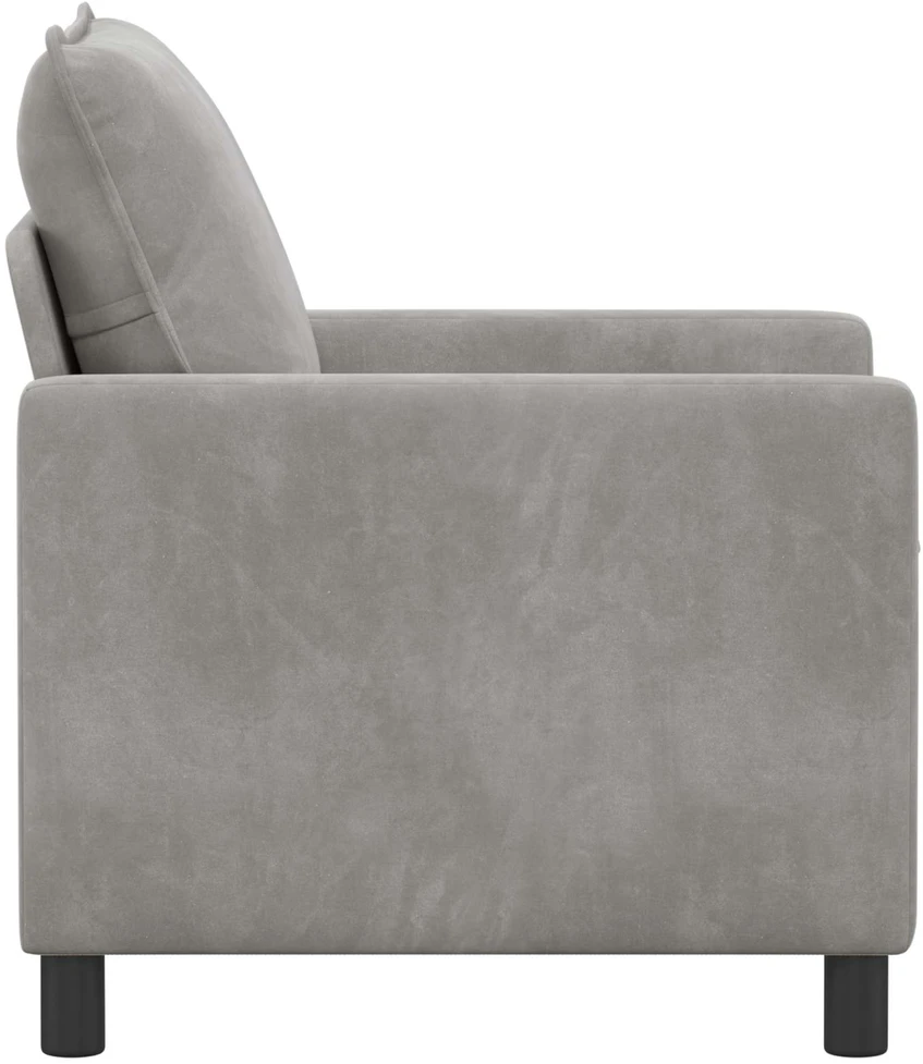 Sofa Šviesiai pilka 76 x 81 x 87,5 cm Aksomas