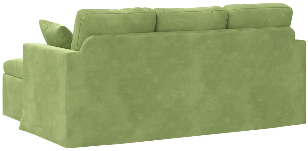 Sofa Šviesiai žalia 178 x 134 x 80 cm Aksomas