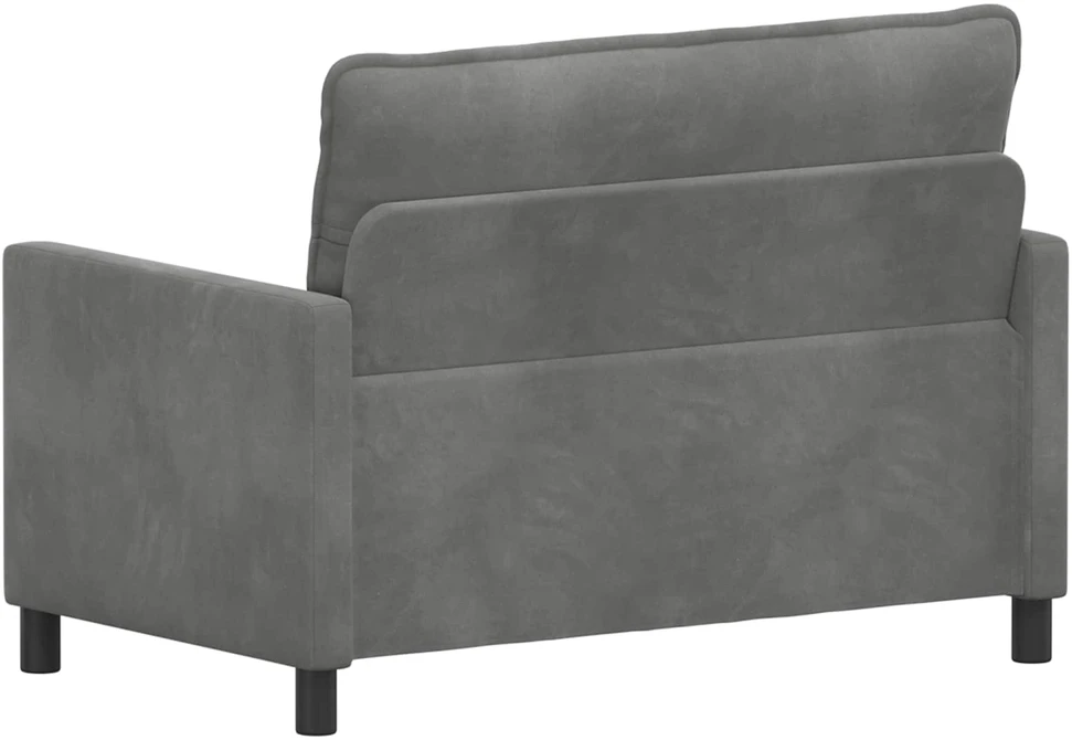 Sofa Tamsiai pilka 126 x 81 x 87,5 cm Aksomas